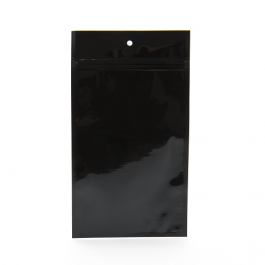 Grip Seal Bags Black 10x16.5cm Metallised (100 pieces) [HZBB5MB]