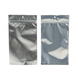 Grip Seal Bags Transparent/Silver 10x16.5cm (100 pieces) [HZBB5S]