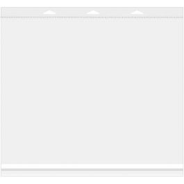 Headerbags 42.9x34.1cm Reclosable and Crystal Clear (100 pieces) [HB16X13]