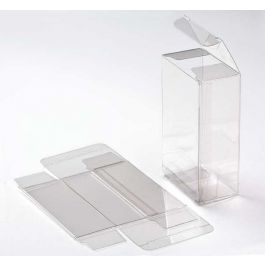 Plastic Gift Boxes 6.7x3.8x11cm Crystal Clear (25 pieces) [FB126]
