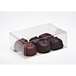 Plastic Gift Boxes for Chocolates 7x3.7x10.5cm Food Safe (25 pieces) [FPB229]