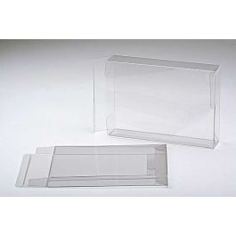 Plastic Gift Boxes 13.7x3.8x18.7cm Crystal Clear with Autolock Bottom (25 pieces) [PLB72]