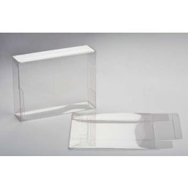 Plastic Gift Boxes 11.4x3.8x14.9cm Crystal Clear with Autolock Bottom (25 pieces) [PLB74]
