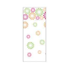 Printed Bags little Flowers 8.9x5.1x19.1cm with side gusset (100 pieces) [G3BD]