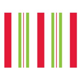 Printed Bags Coloured stripes 8.9x5.1x19.1cm with side gusset (100 pieces) [G3SCA]