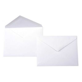 Envelopes White 16.5x12.1cm Premium Opaque (50 pieces) [E110]