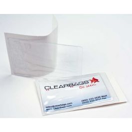 Vinyl Business Card Pouch 5.9x8.9cm Adhesive Back (10 pieces) [VINBUS3]