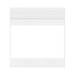 Grip Seal Bags with Write-on-Panel 5x5cm Crystal Clear PP 50 micron (100 pieces) [ZWC22]