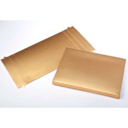 Gold Kraft Gift Boxes 9.5x1.6x13.7cm (25 pieces) [GD10]