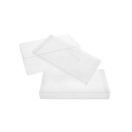 Plastic Gift Boxes 6.7x2.5x9cm Crystal Clear (25 pieces) [FPB172]