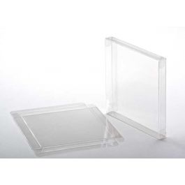Plastic Gift Boxes 14.2x1.6x11.6cm Crystal Clear (25 pieces) [FPB12]