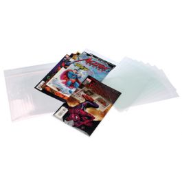 Plastic Bags for Comic Books 23x31 + 4cm with Protective Closure (100 pieces) [COMIC8PC]