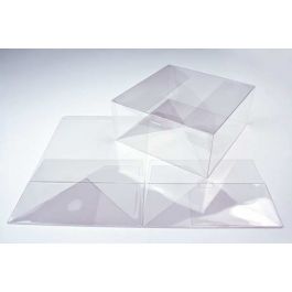 Plastic Gift Boxes 22.9x22.9x10.2cm Autolock Bottom (25 pieces) [FPLB175]