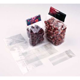 Block Bottom Bags Clear 10.2x10.2x22.9cm (100 pieces) [FG7]