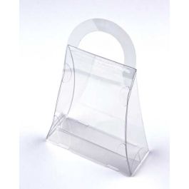 Plastic Gift Boxes Purse style 11x4.4x13.3cm Food Safe (25 pieces) [FS182]