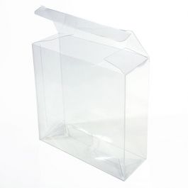 Plastic Gift Boxes 14.3x5.1x14.3cm Food Safe with Autolock Bottom (25 pieces) [PLB197]