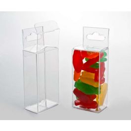 Plastic Gift Boxes 3.8x2.5x7.6cm with Hanger part (25 pieces) [HFB218]