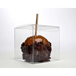 Plastic Gift Boxes for Candy Apples 10.2x10.2x10.2cm (25 pieces) [FS56]