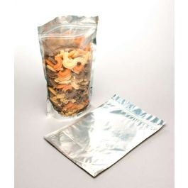 Stand Up Pouches Transparent/Silver 18x10x25cm | 283 grams (100 pieces) [ZBGS69]