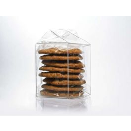 Plastic Gift Boxes Twist Top 9.5x9.5x8.9cm (25 pieces) [FS238]