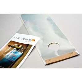 Mailing Bags with Handles 15.6x31.4cm 30 micron (100 pieces) [DK6]