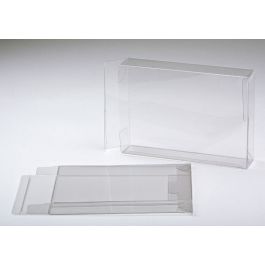 Plastic Gift Boxes 6x1.6x9cm Crystal Clear (25 pieces) [FB248]
