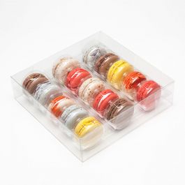 French Macaron Box set for 15 19.5 x 5.1 x 19.1cm (25 Pieces) [MBS3]
