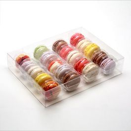 French Macaron Box set for 20 25.9 x 5.1 x 19.1cm (25 Pieces) [MBS4]