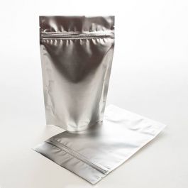 Stand Up Pouches Silver 8x5x13cm | 28 grams (100 pieces) [ZBGM1S]