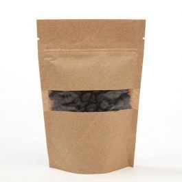 Stand Up Pouches Kraft 10x6x15cm | 57 grams (100 pieces) [ZBGW2K]