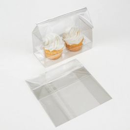 Cupcake Bags for Mini Doubles 12.7 x 5.7 x 12.7cm(100 Pieces) [CBG8]