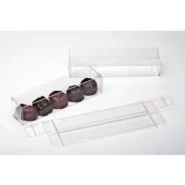 Chocolate Box with Insert 3.5 x 3.5 x 15.9cm (100 Pieces) [CNDY228]