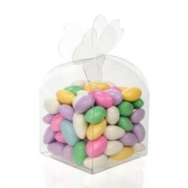 Plastic Gift Boxes with Clover Top 7x7x6cm (25 pieces) [FS278]