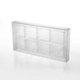 Crystal Clear Artisan Candy Box Sets for 8 7 x 1.4 x 13,8cm (25 Pieces) [CNDY272]