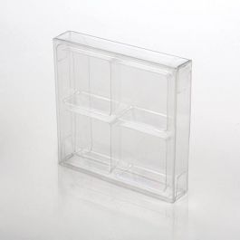 Crystal Clear Artisan Candy Box Sets for 4 7 x 1.4 x 6.8cm (25 Pieces) [CNDY276]