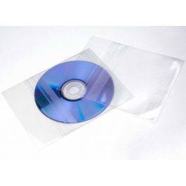 Plastic Bags for CD's 150 micron 12.4x12.4cm with Protective Closure (100 pieces) [BD4]