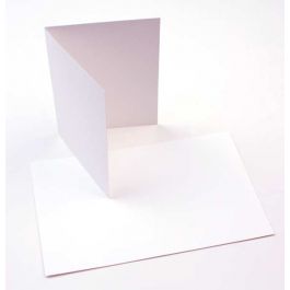 Cards White 17.8x12.4cm (50 pieces) [PC001]