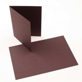 Cards Brown 17.8x12.4cm (50 pieces) [PC012]