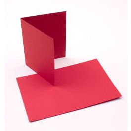 Cards Red 17.8x12.4cm (50 pieces) [PC018]