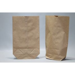Cross Bottom Bags Kraft (content 2.5kg) 22.5x37cm - 1 ply 70 grs [100 pieces) [PAK2217]