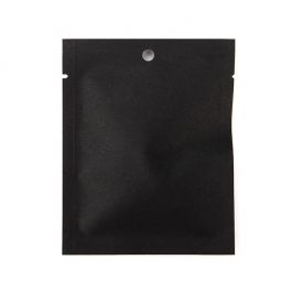 Kraft Bags Black Eco-fiendly 7,6x10,2 cm Sealable (100 pieces) [KHS34BK]