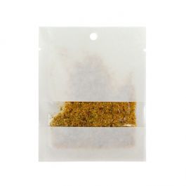 Kraft Bags White Eco-fiendly 7,6x10,2 cm Sealable With Window (100 pieces) [KHS34WKW]