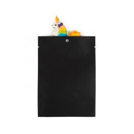 Kraft Bags Black Eco-friendly 10,2x15,2 cm Sealable (100 pieces) [KHS46BK]