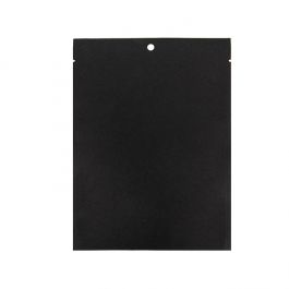 Kraft Bags Black Eco-fiendly 12,7x17,8 cm Sealable (100 pieces) [KHS57BK]