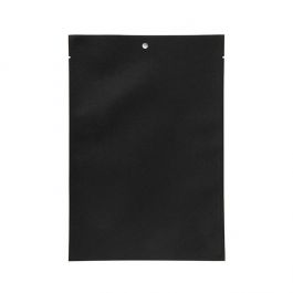 Kraft Bags Black Eco-fiendly 15,2x22,9 cm Sealable (100 pieces) [KHS69BK]