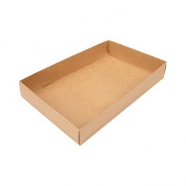 Gift boxes bottom kraft 15,2x3,8x24,1 cm (25 pieces) [KR13]