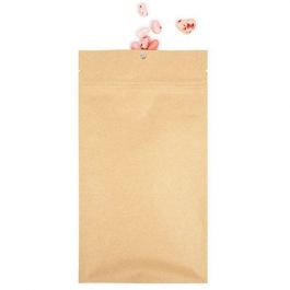 Kraft Hanging Barrier Bags 12.7 x 20.8 cm w/Tear Notches (100 Pieces) [HZBB6K]
