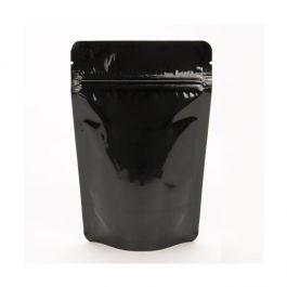 Stand Up Pouches Black 10x6x15cm | 57 grams (100 pieces) [ZBGM2B]
