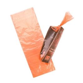 Plastic Bags Orange 19.1x53.3cm (100 pieces) [NPB3O]