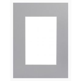 Mount Board 822 Grey 40x50cm with 27x34cm window (5 pcs) [MA-7482240502]